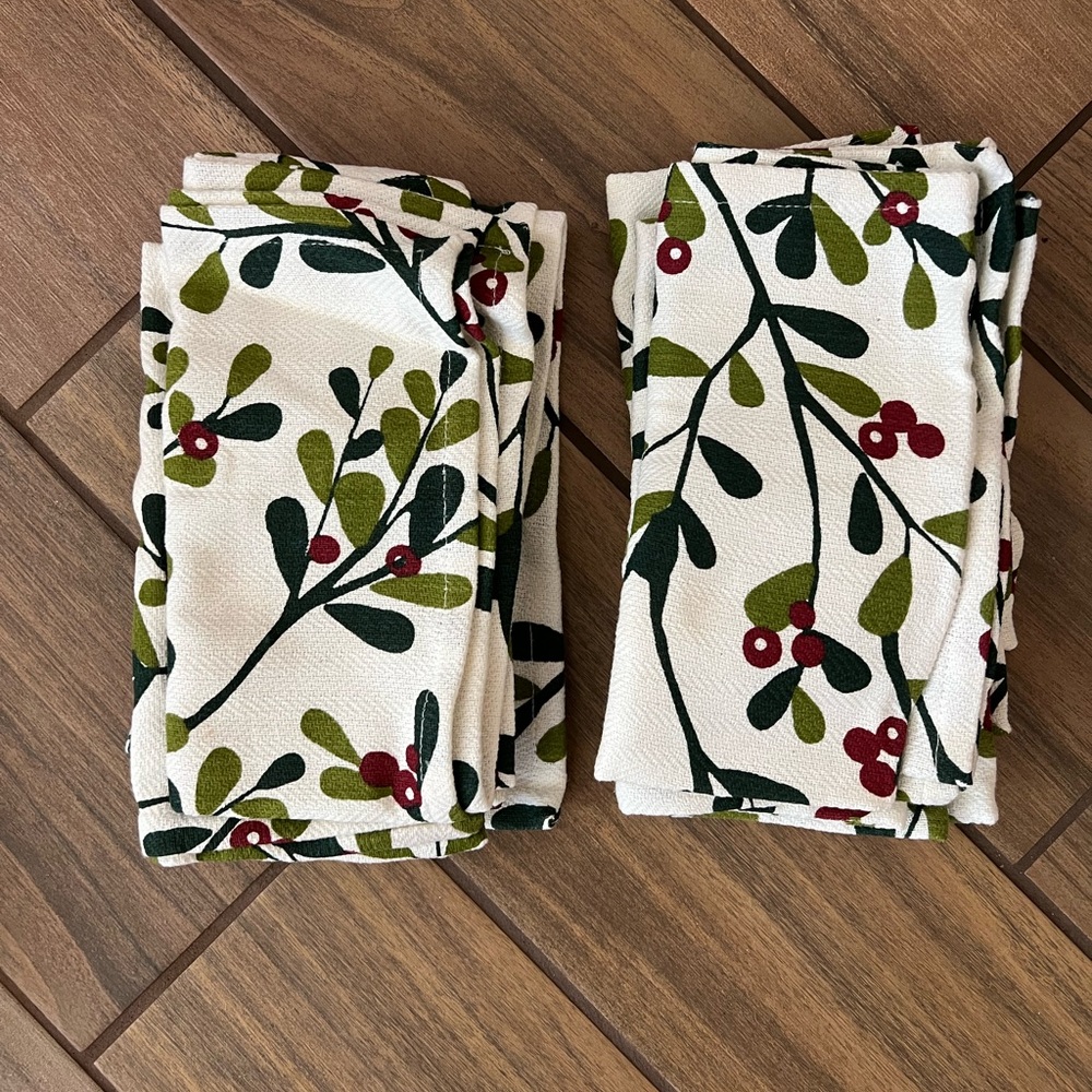 Set of 6 Christmas Napkins